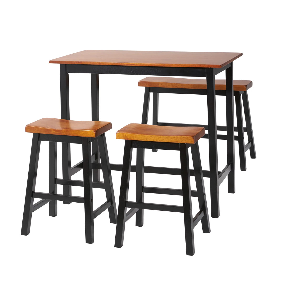 4 Piece Black Wood Dining Set G740775