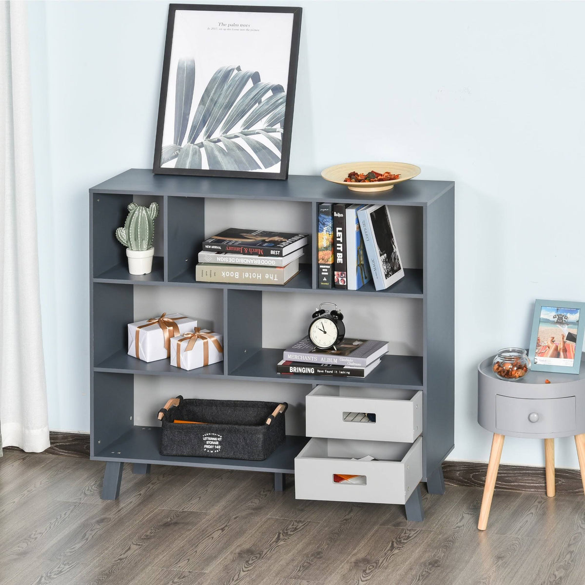 3-Tier Freestanding Child Bookcase with Open Shelves P59709