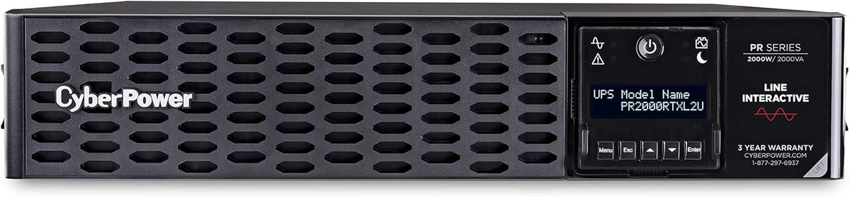 UPS System, 3000VA/3000W, 9 Outlets, 2U Rack/Tower E18753