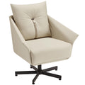 Swivel Armchair Upholstered with Metal Legs J9409