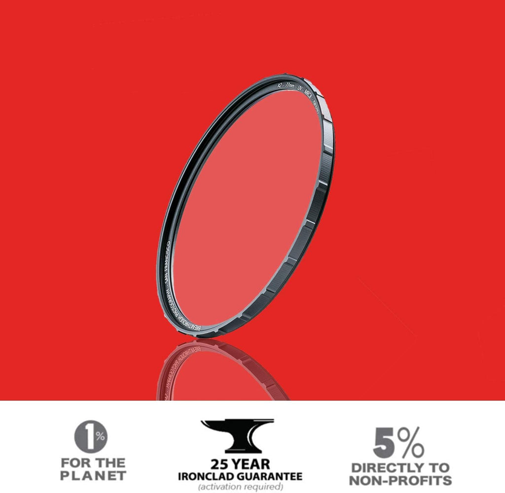 52mm X2 UV Filter for Camera Lenses with Lens Cloth, Pack of 2 L74178