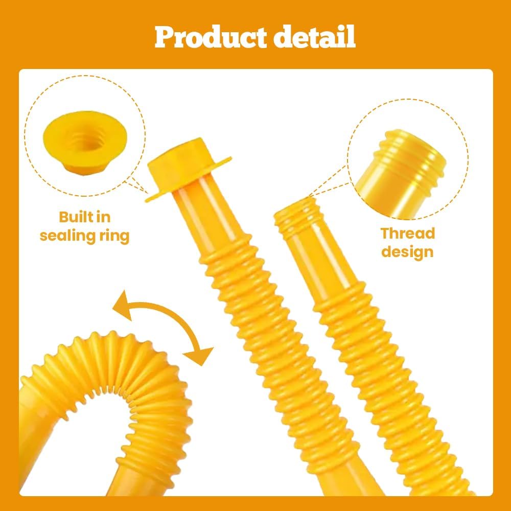 Gas Can Spout Replacement Kit with Flexible Nozzle (1 Kit) A130248