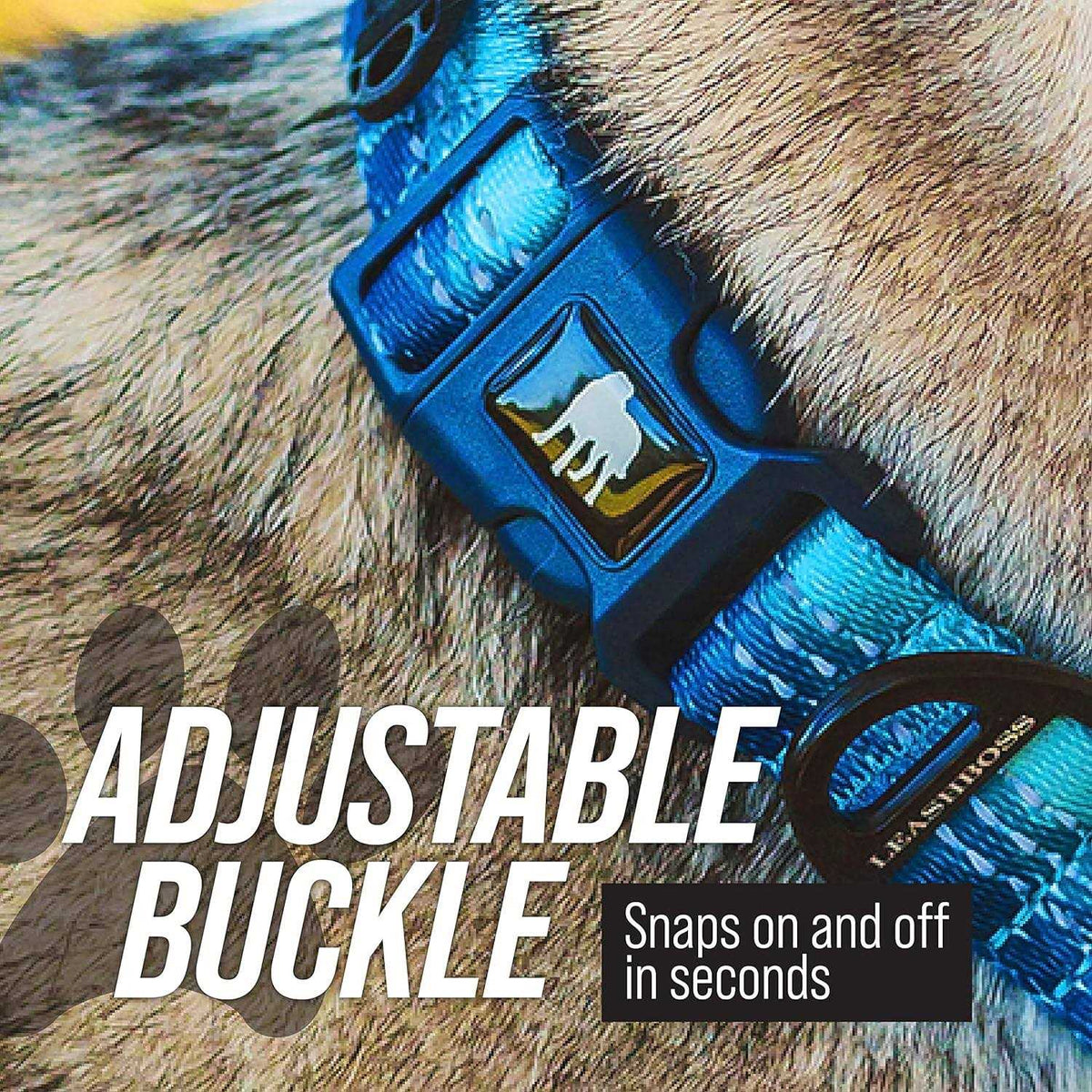 Patterned Fabric Martingale Dog Collar K3122