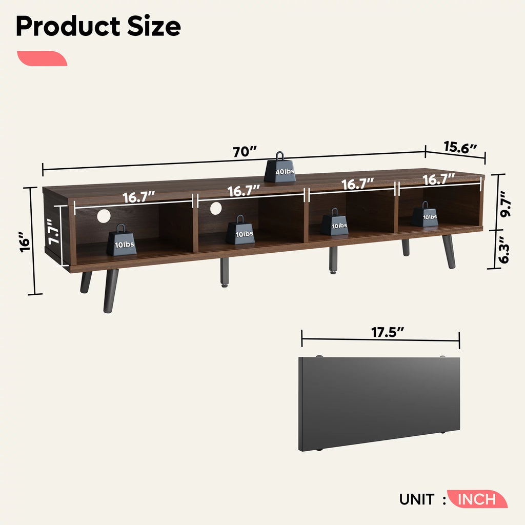 Mid Century Modern TV Stand with Storage G6379
