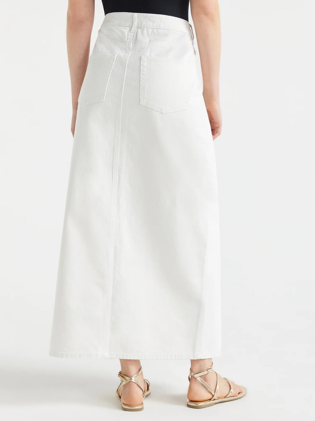 Women's Maxi Jean Skirt B968
