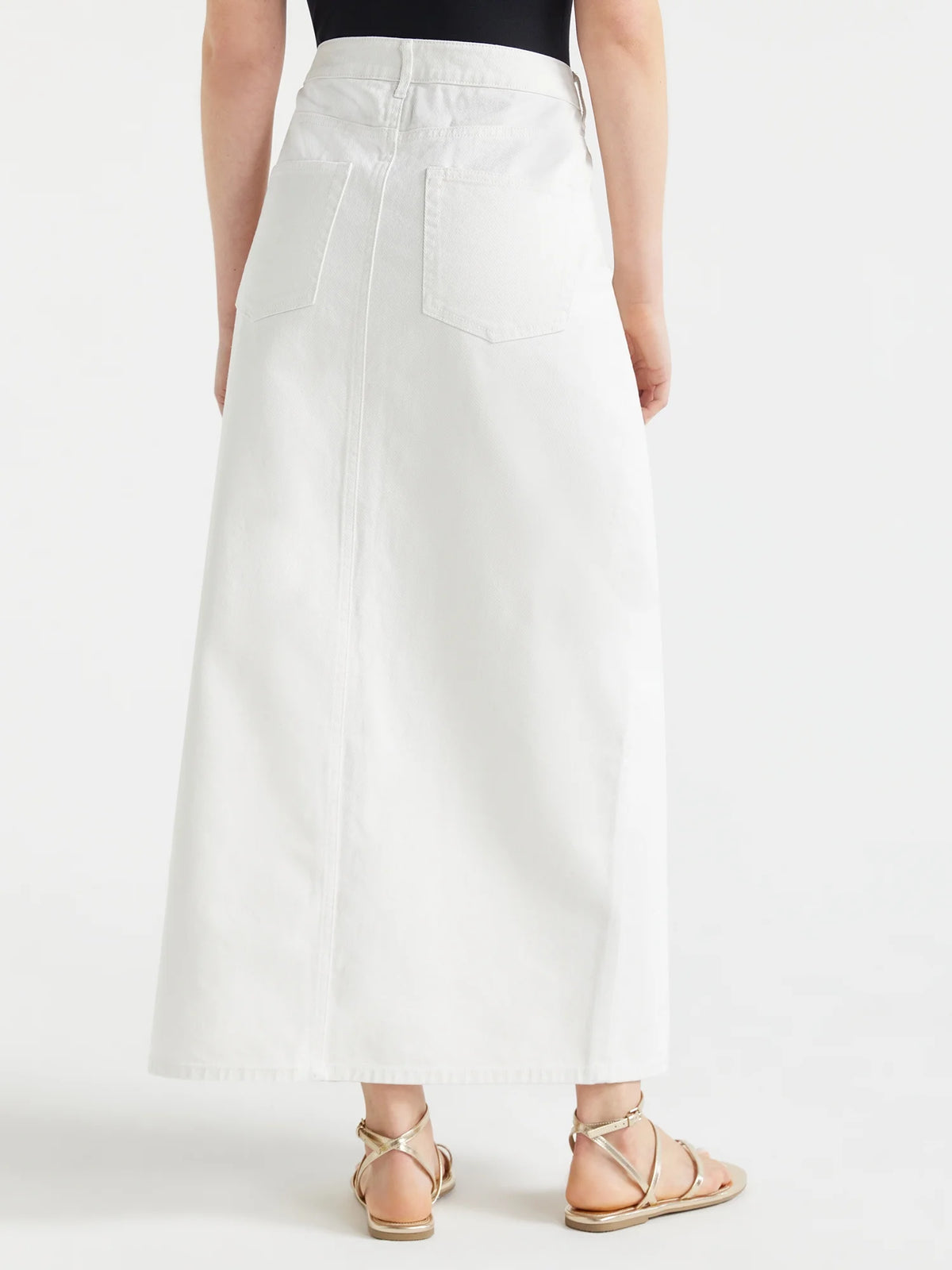 Women's Maxi Jean Skirt B968