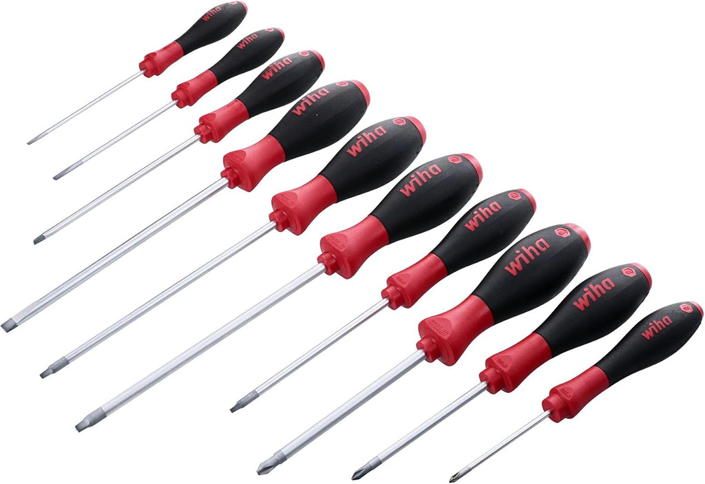 12-Piece Slotted and Phillips Screwdriver Set with Soft Finish Handles U18241