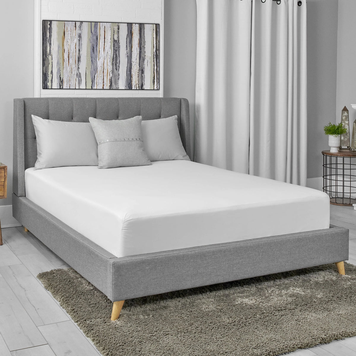 Waterproof EVA Fitted Mattress Protector King L65339