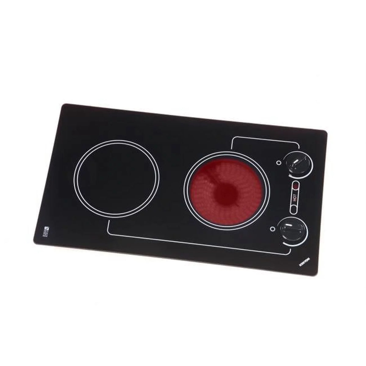 2-burner Cooktop black with analog control N688230