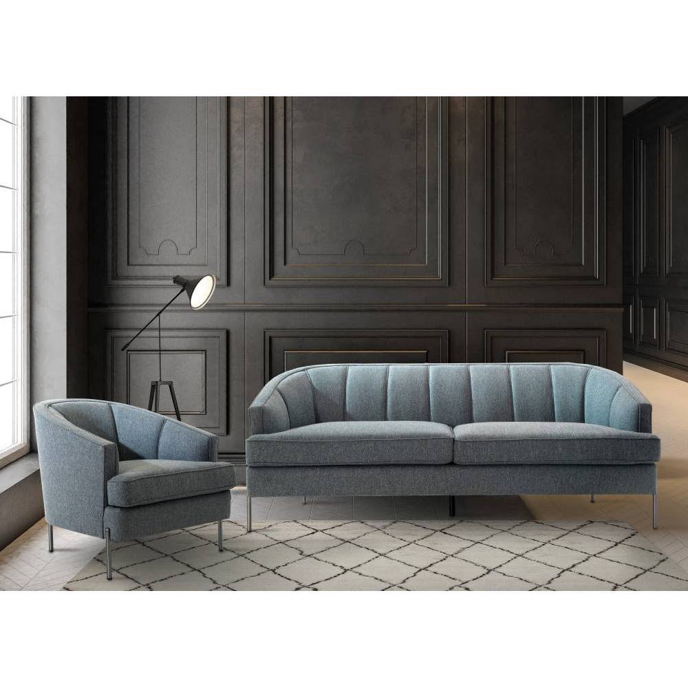 Blue Club Chair F378