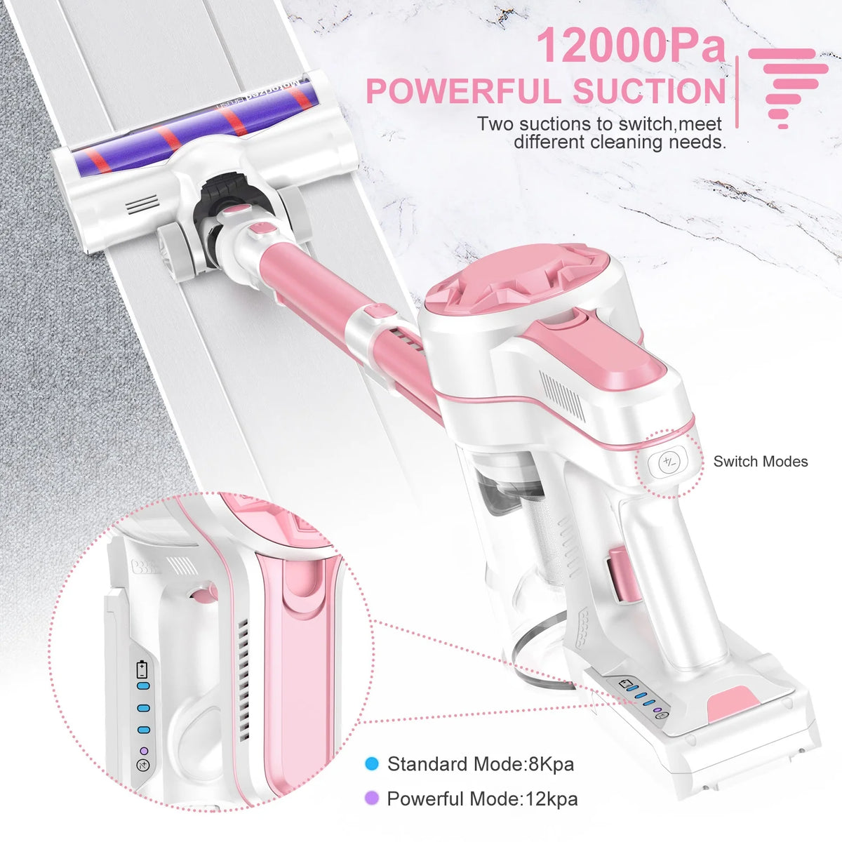 Cordless Stick Vacuum Cleaner U208