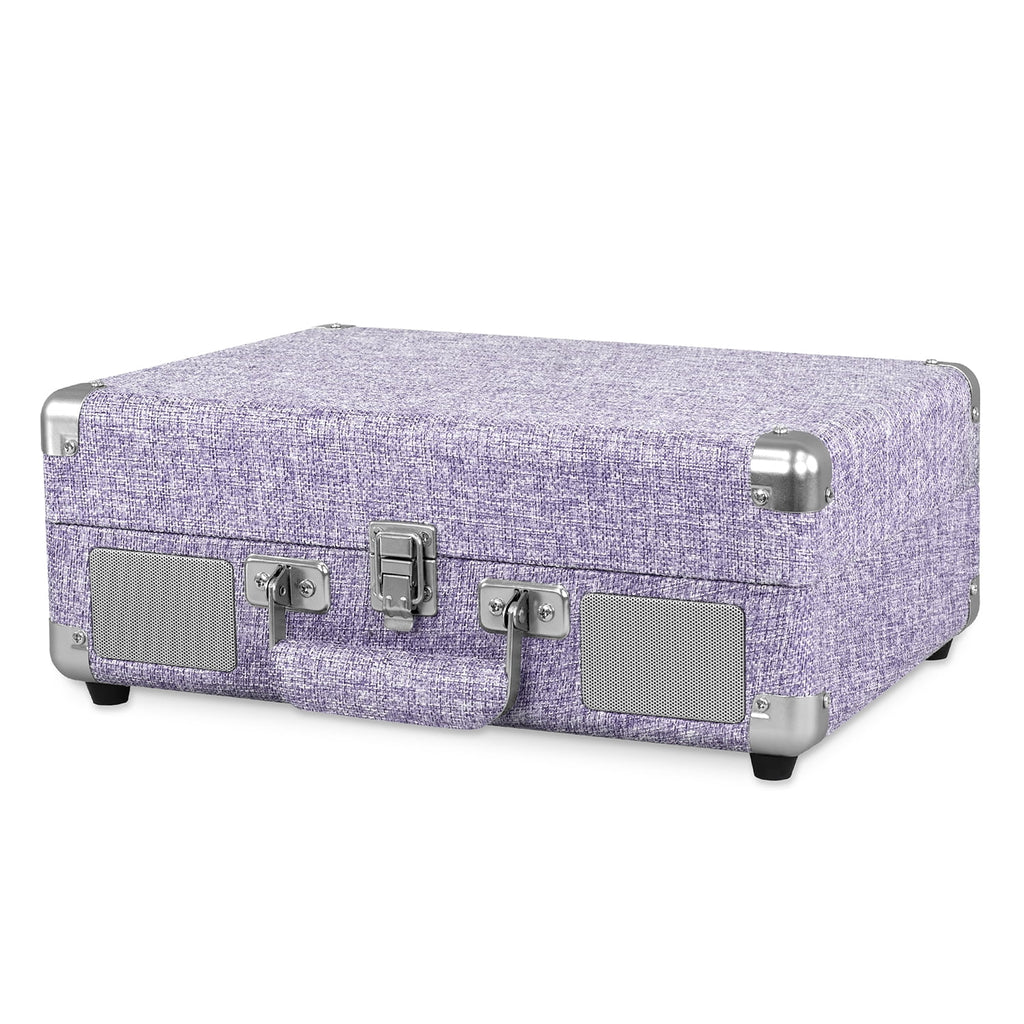 Bluetooth Suitcase Record Player with 3-speed Turntable K6820