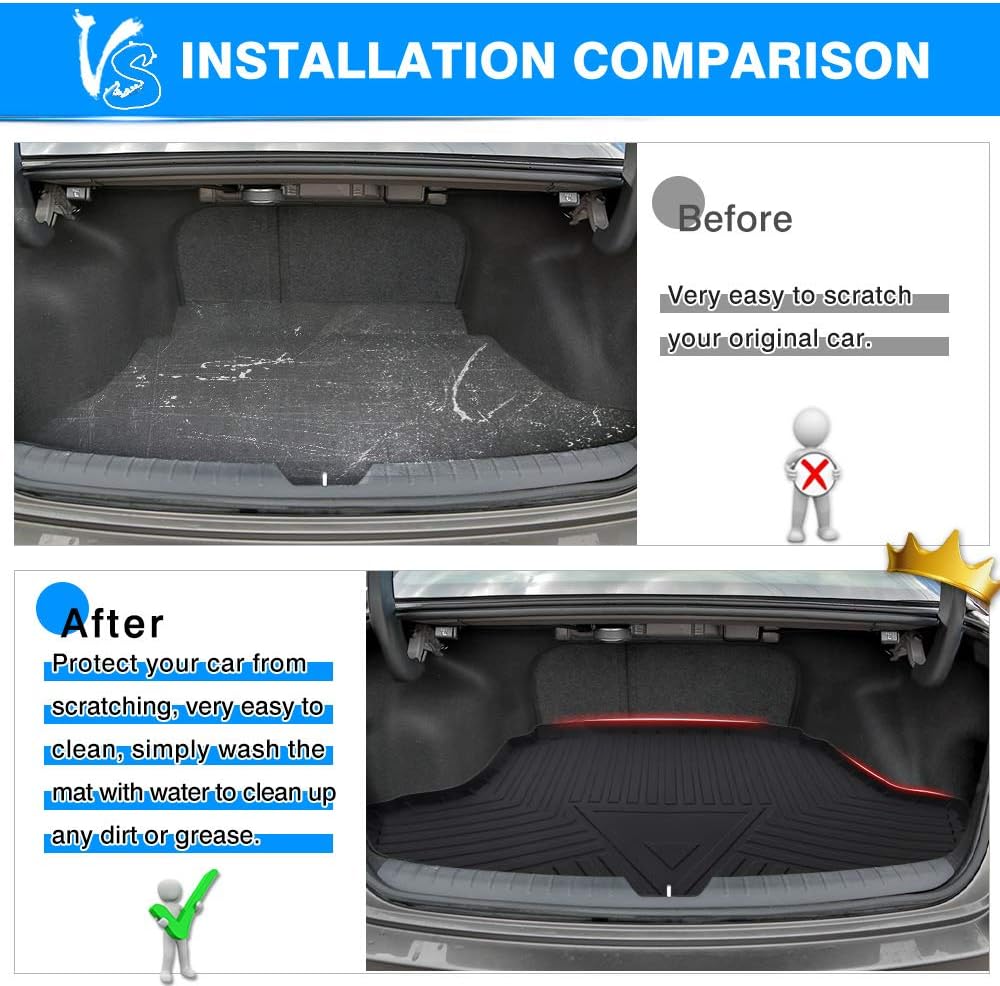 Black Cargo Liner Trunk Mat N955