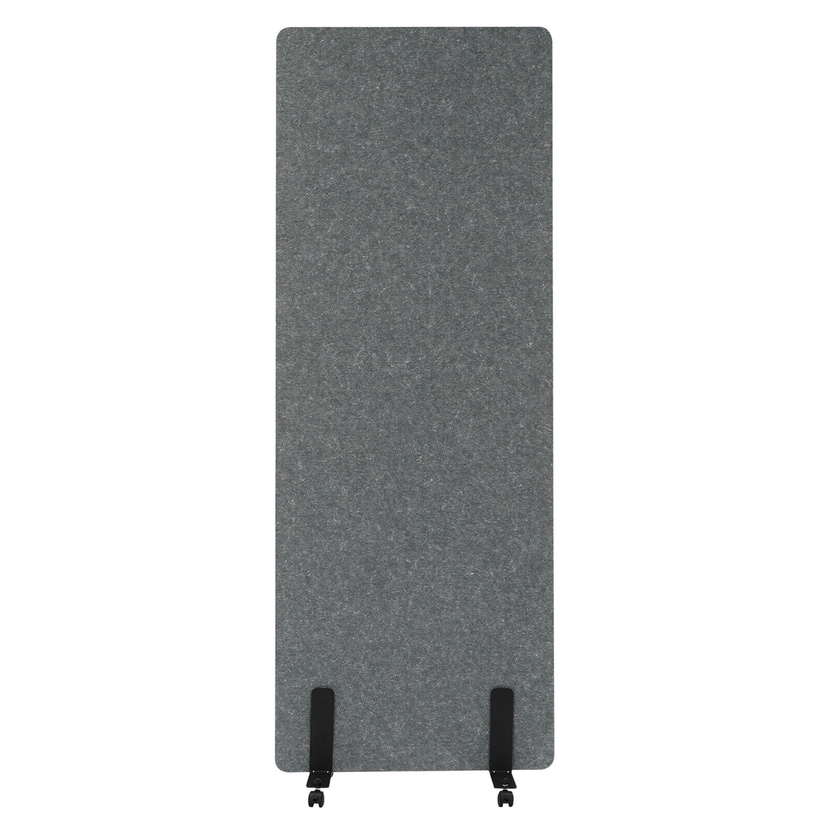 Freestanding Acoustic Room Divider Privacy Screen with Lockable Wheels H283