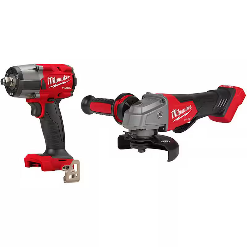 18V Brushless Cordless 1/2 in. Impact Wrench with Grinder B7043