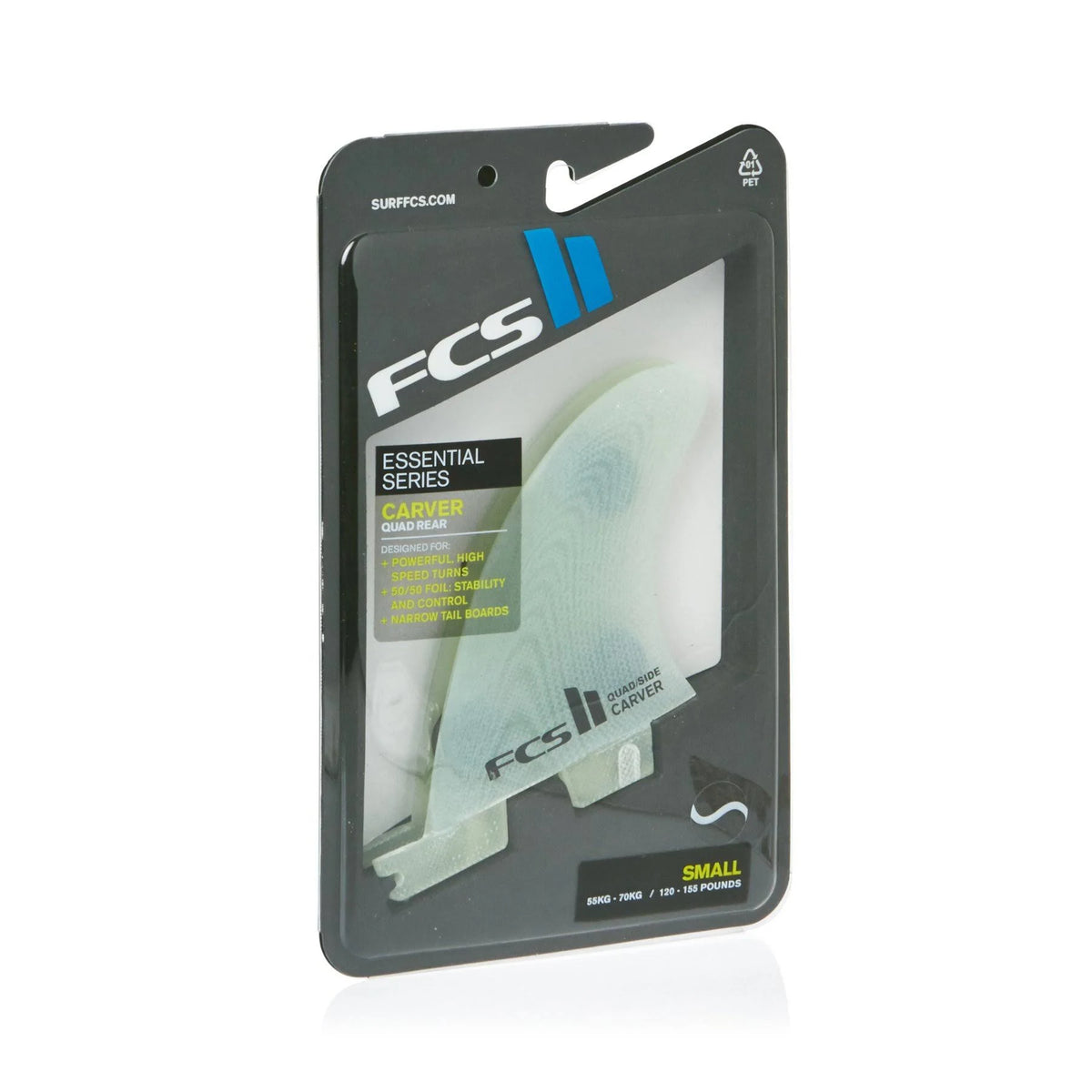 Carver PG Quad Rear Side Byte Fins Size S N895319