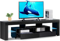 Black LED TV Stand with RGB Lights B659