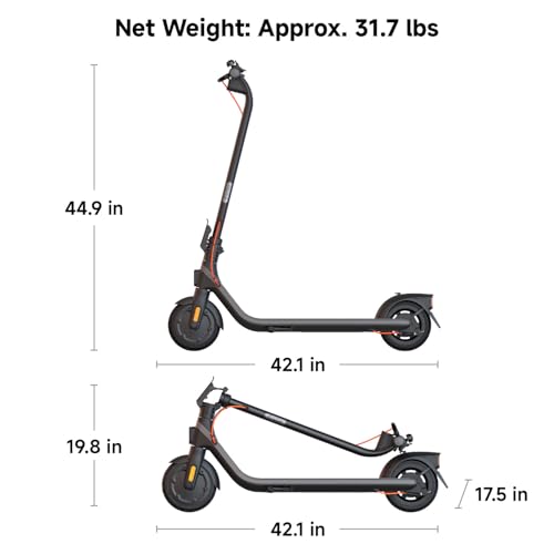 Electric KickScooter, 300W Brushless Motor, 15.5 Mile Range, 15.5 MPH, 8.1" Tires U816655
