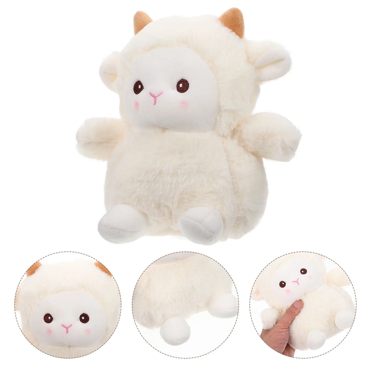 Adorable Stuffed Lamb Dog Chew Toy L686