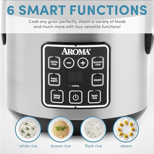 4-Cup Rice Cooker with Stainless Steel Exterior W181