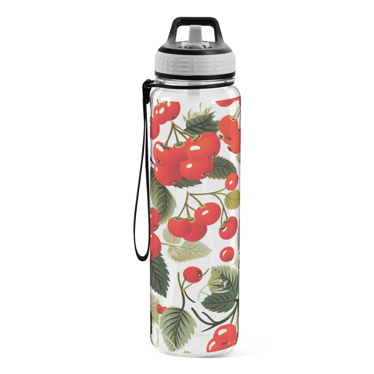 Cherry Fruits with Leaves 32oz Tritan Leakproof Sports Bottle O80639