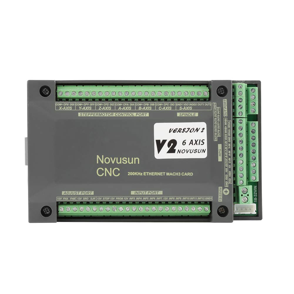 6 Axis MACH3 Stepper Motor Driver Control Module D740