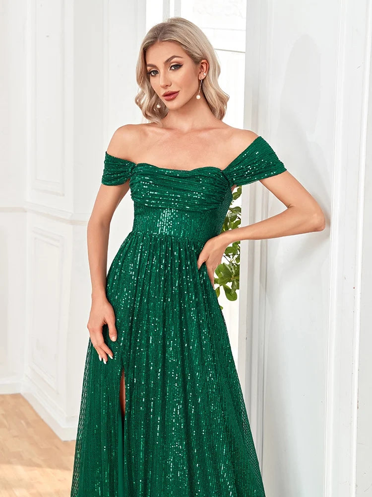 A-line Long Dress M15246