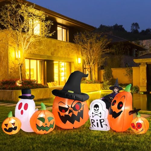 8FT Halloween Inflatable Decorations with LED Lights V84161