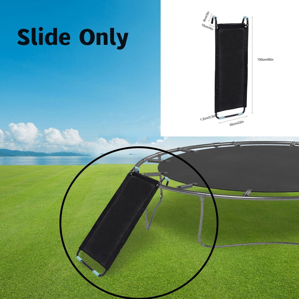 Kids Trampoline with Slide and Ladder 165lbs Capacity G931371
