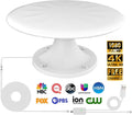 White 720° Omni Directional Digital HD TV Antenna with 35ft Cable N210