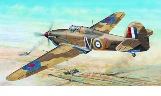 Model Kit Hawker Hurricane IID Trop L382853