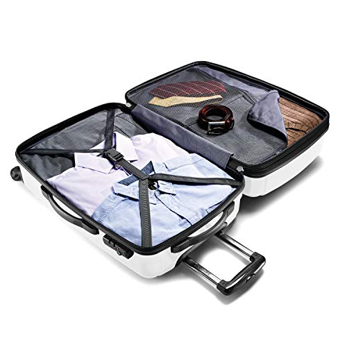 Brushed Anthracite Hardside Expandable Luggage with Spinner Wheels, Checked-Large 28-Inch Z996027