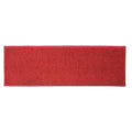 Solid Red 8.5x22 x 31.5x22 Indoor Carpet Stair Tread Cover with Slip Resistant Backing N7741