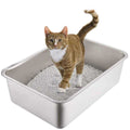 Stainless Steel Cat and Rabbit Litter Box U98109