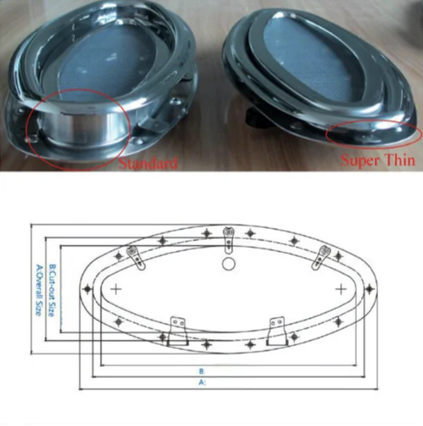 Stainless Steel Boat Porthole I4660