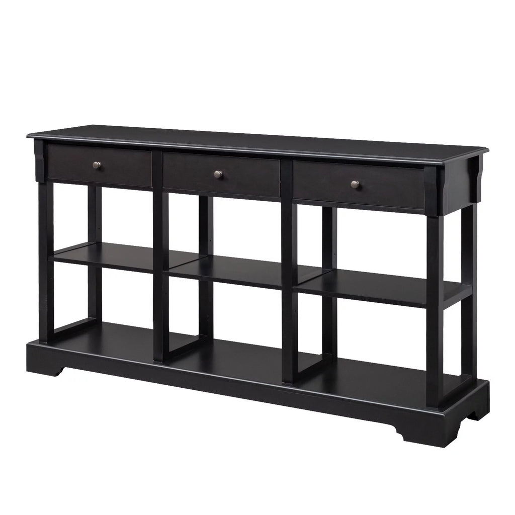 Console Table with Drawers and Shelves D35104