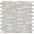 12 in. x 12 in. x 6 mm Glass Stone Mosaic Tile S108