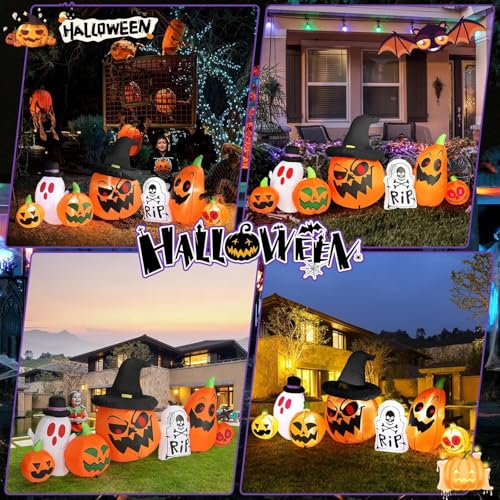 8FT Halloween Inflatable Decorations with LED Lights V84161