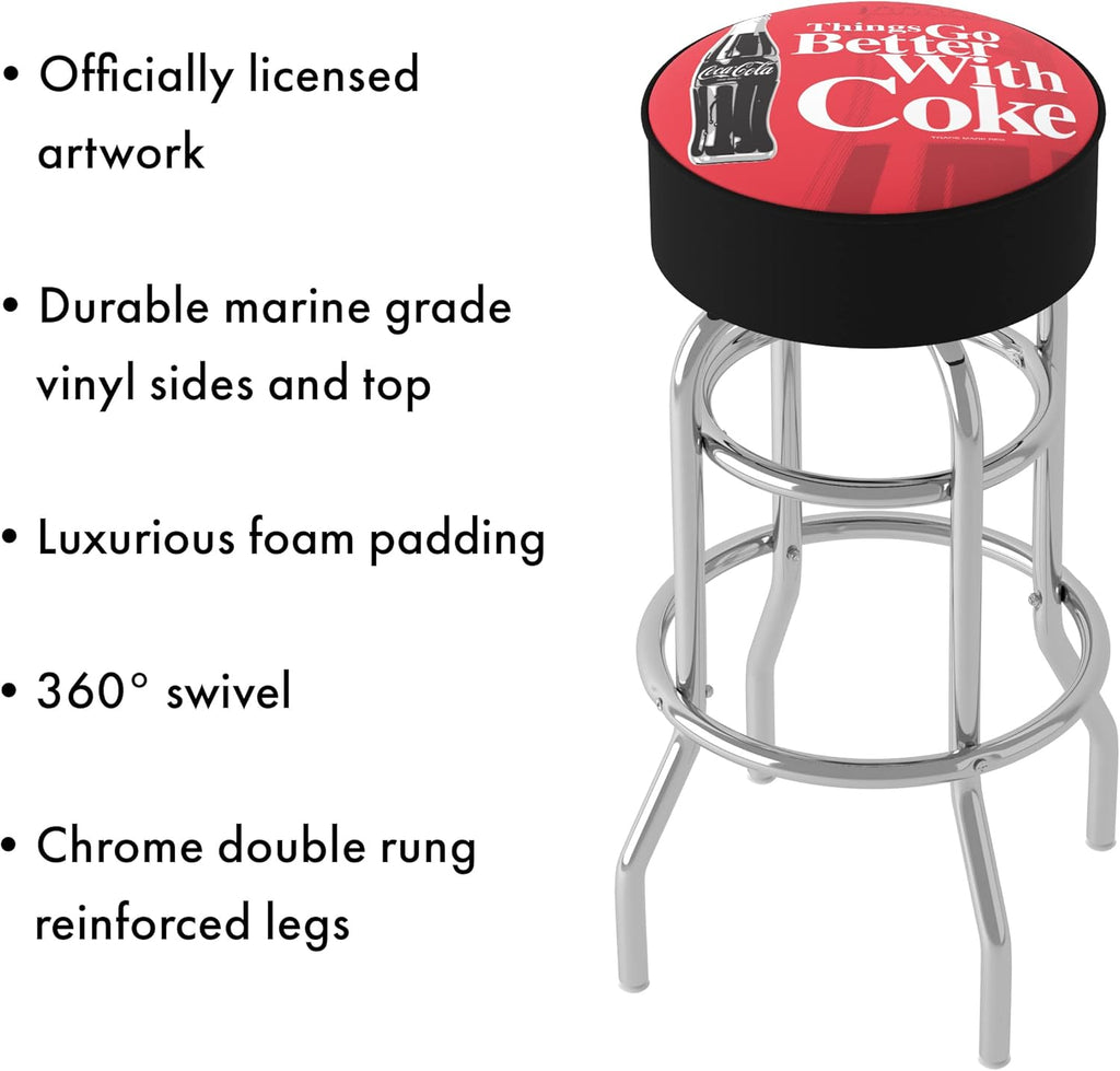 Foam Padded Seat Swivel Bar Stool J3901