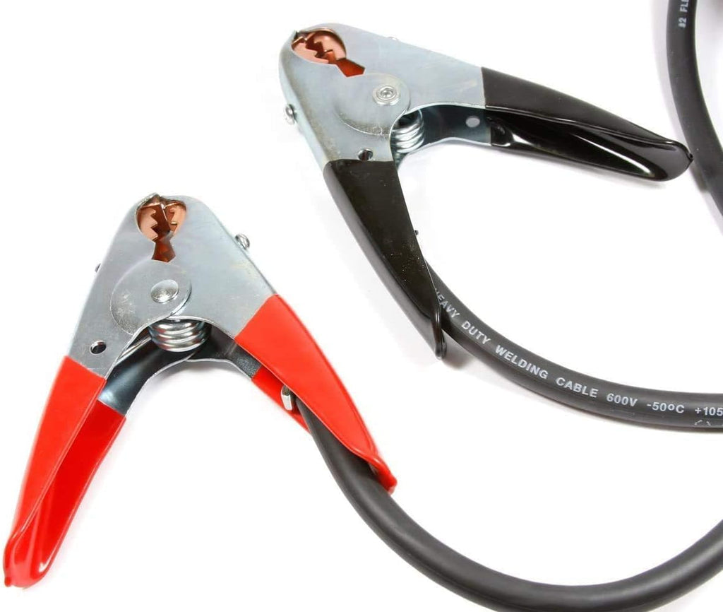 Heavy Duty Booster Battery Cables with 500 Amp Clamps, 25-Feet, Black And Red J806971