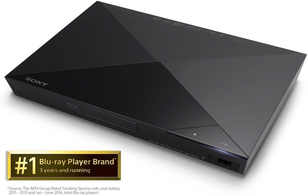 Blu-ray Disc Player with Built-in Wi-Fi and HDMI Cable H461796