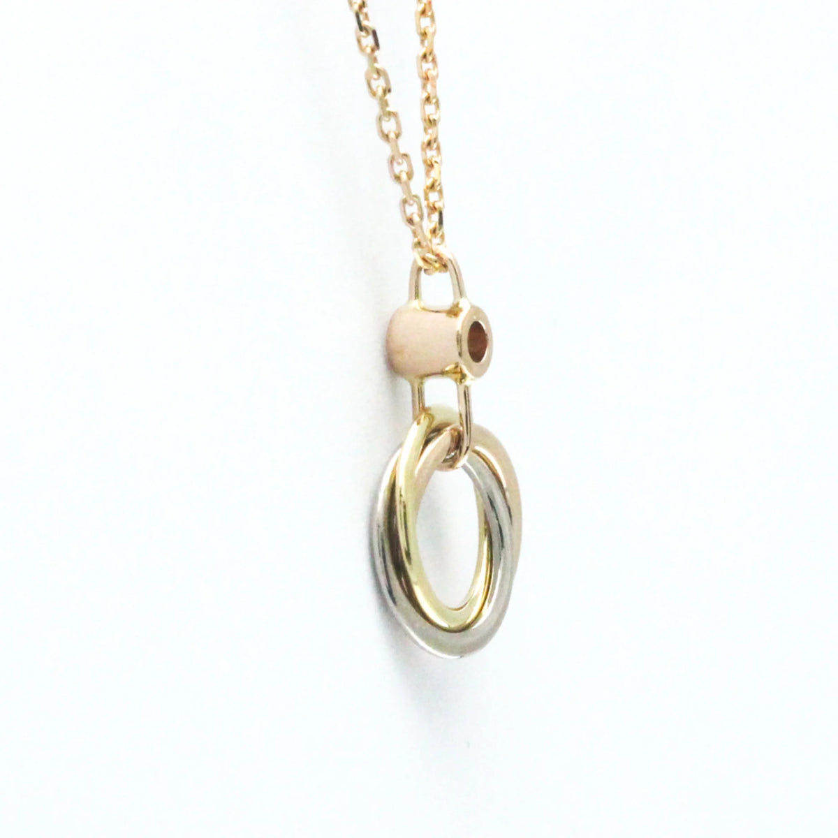 18K Pink Gold, White Gold, Yellow Gold Diamond Pendant Necklace B75535