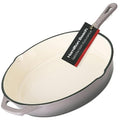 Cream Enameled Cast Iron Fry Pan 10-Inch Y827