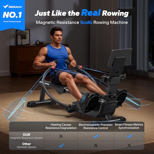 Magnetic Rowing Machine with 16-Level X882934