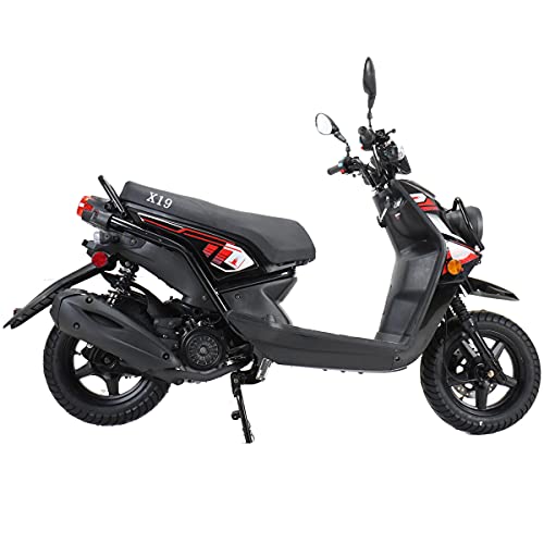 150cc Gas Moped with 12" Aluminum Wheels Q9035