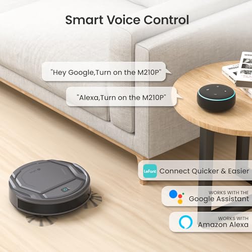 Black Robot Vacuum Cleaner, 2200Pa Suction, 120 Min Self-Charging D852672