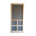 Wood Frame Hinged Cross Bar Screen Door L802