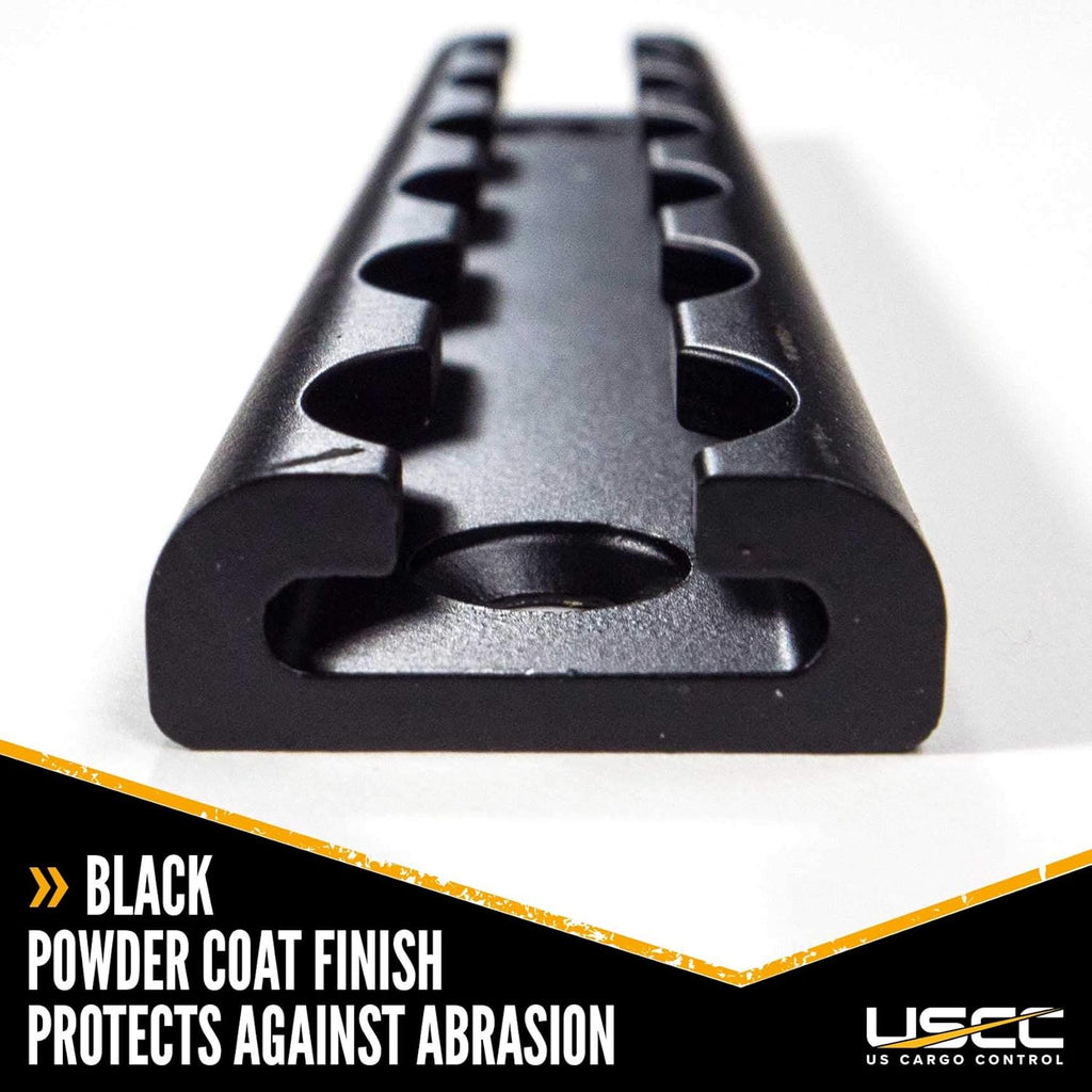 Black L Track 6 Inch Length 4 Pack U6778