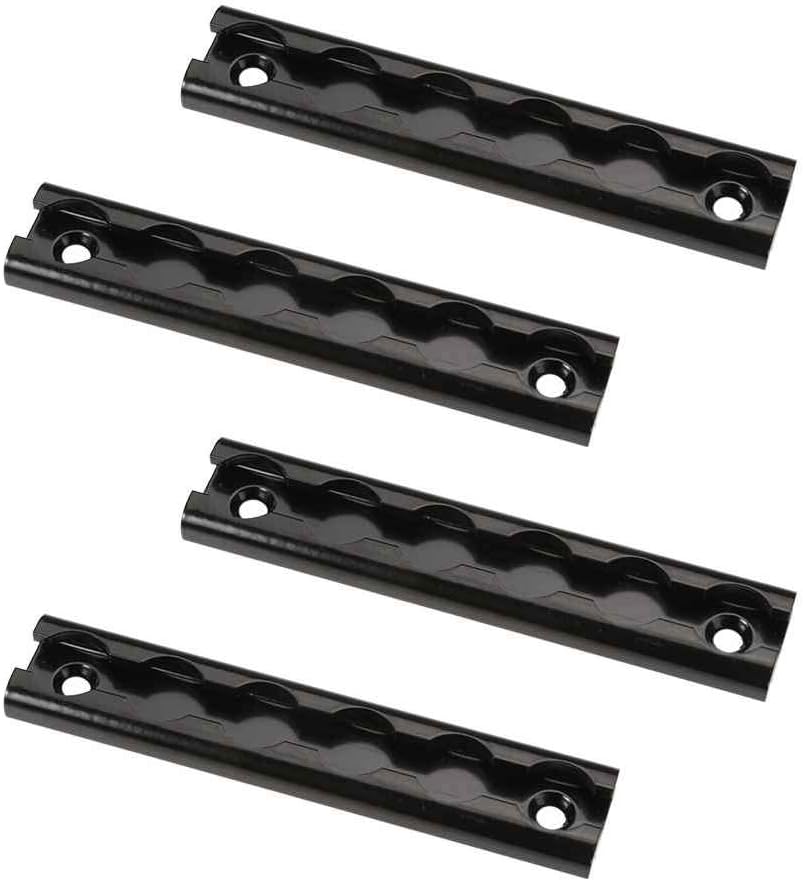 Black L Track 6 Inch Length 4 Pack U6778
