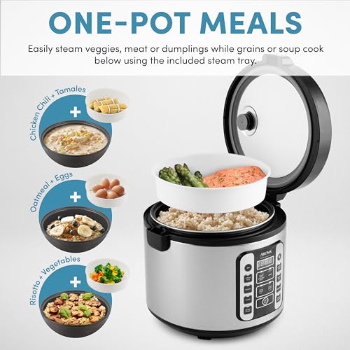 4-Cup Rice Cooker with Stainless Steel Exterior W181